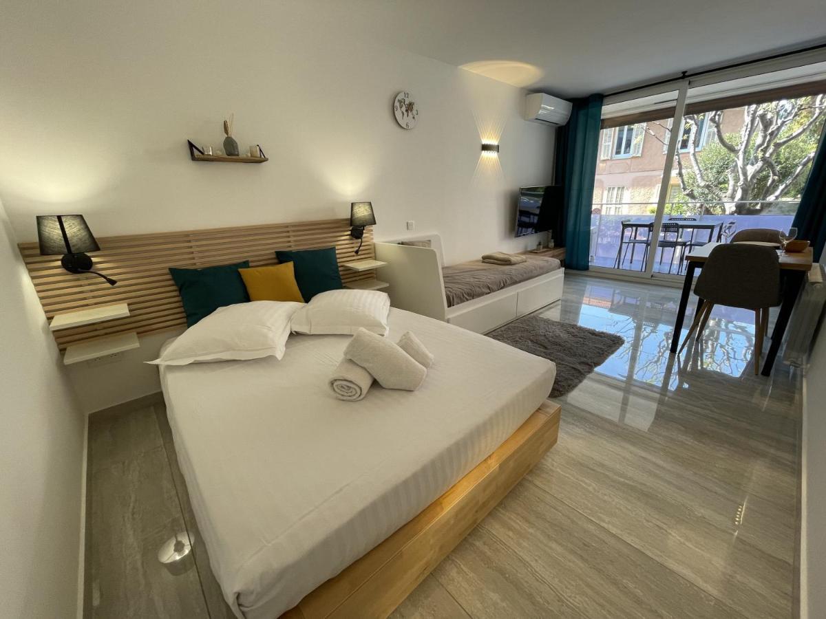 Chaleureux Studio, 200M De La Plage, Parking, Wifi 로퀴에브륀캡마르탱 외부 사진