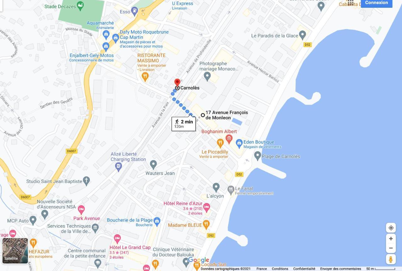 Chaleureux Studio, 200M De La Plage, Parking, Wifi 로퀴에브륀캡마르탱 외부 사진